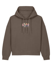 Hannah Eras Embroidered Boxy Organic Cotton Hoodie