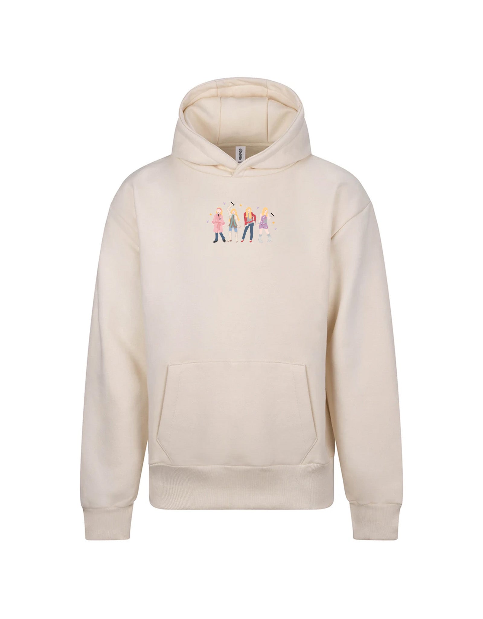 Hannah Eras Embroidered Heavyweight Cotton Hoodie
