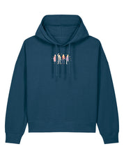 Hannah Eras Embroidered Boxy Organic Cotton Hoodie