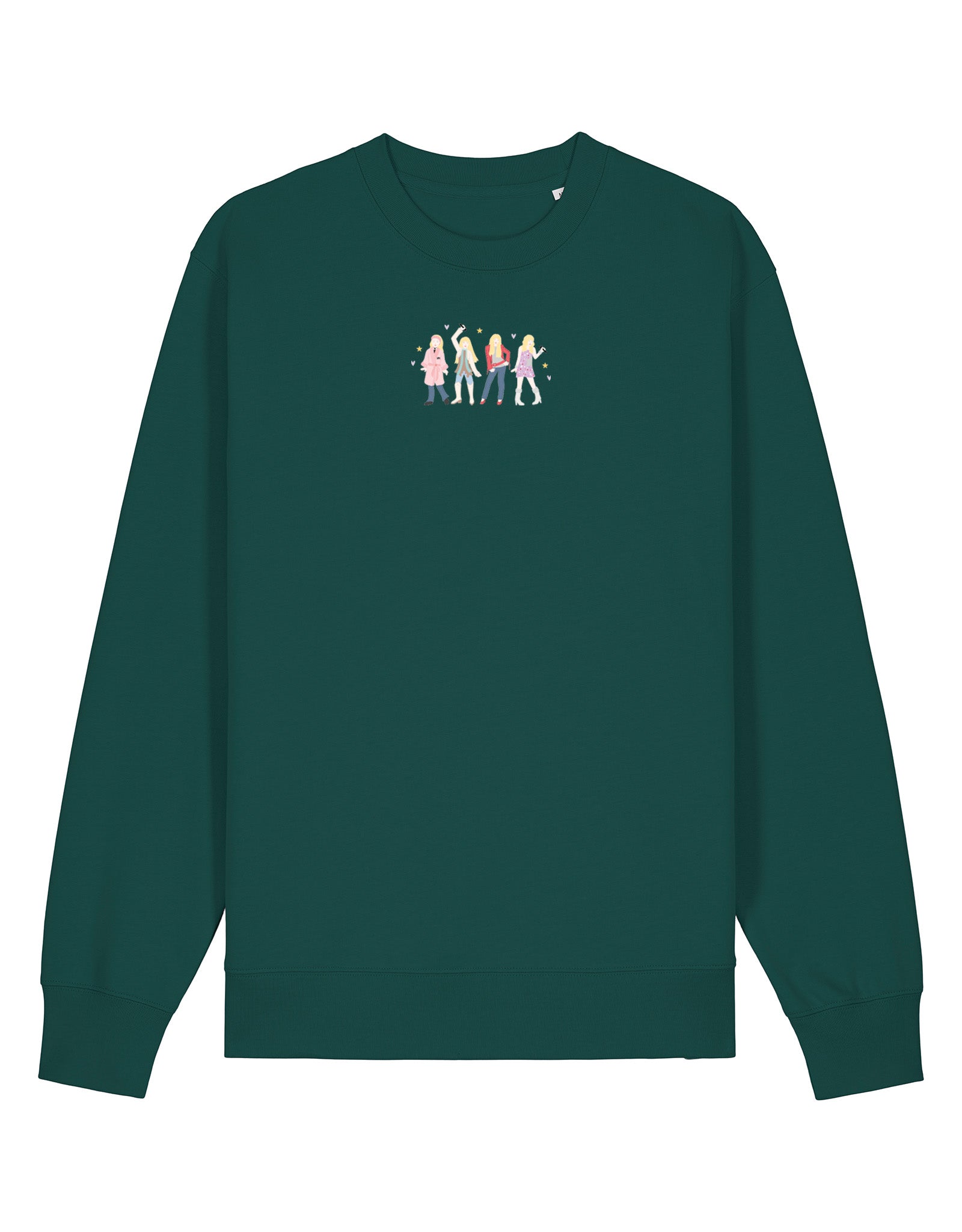 Hannah Eras Embroidered Organic Cotton Sweatshirt