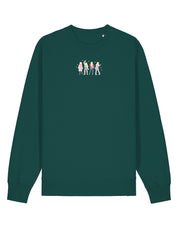 Hannah Eras Embroidered Organic Cotton Sweatshirt