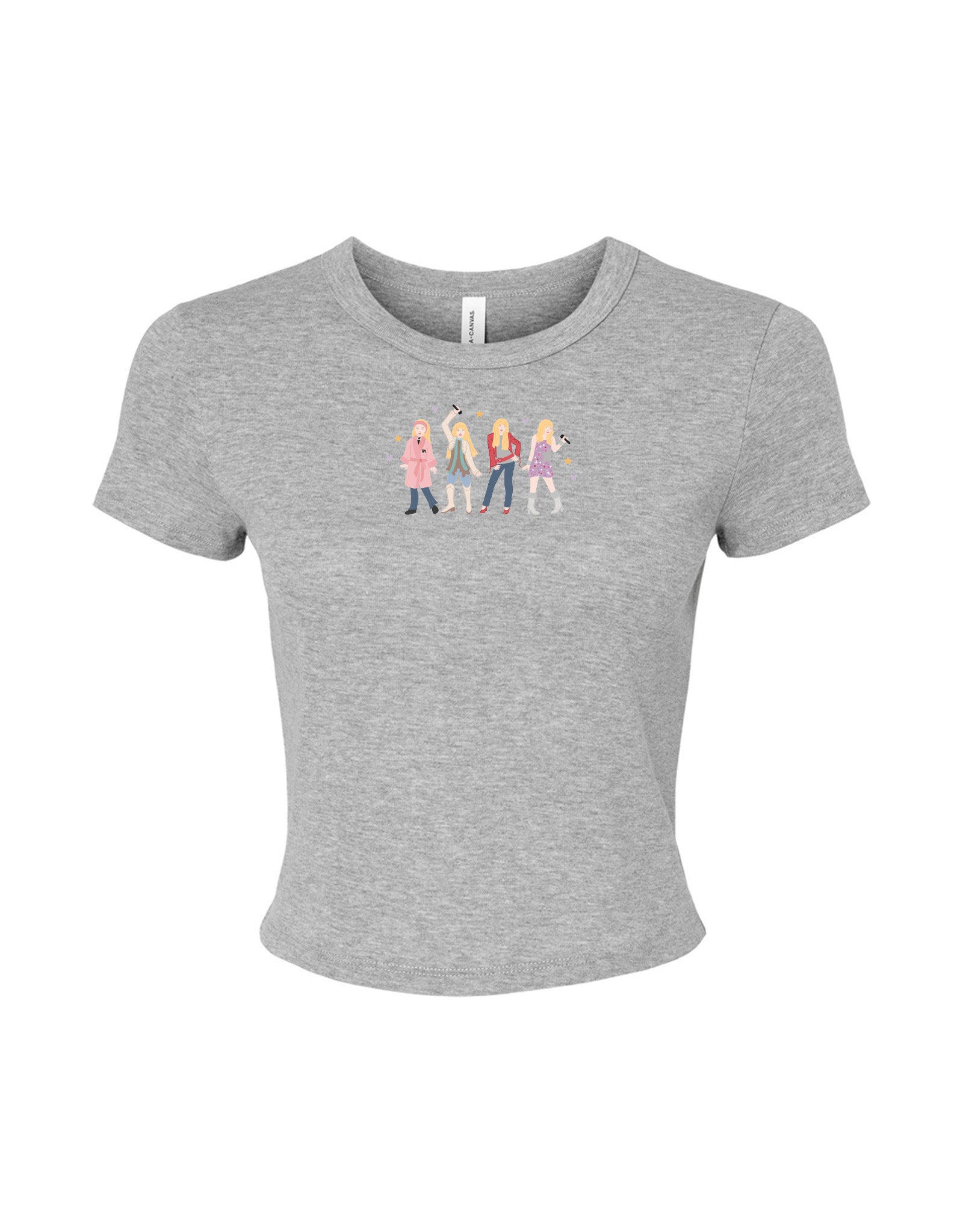 Hannah Eras Embroidered Micro Rib Baby Tee