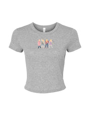 Hannah Eras Embroidered Micro Rib Baby Tee
