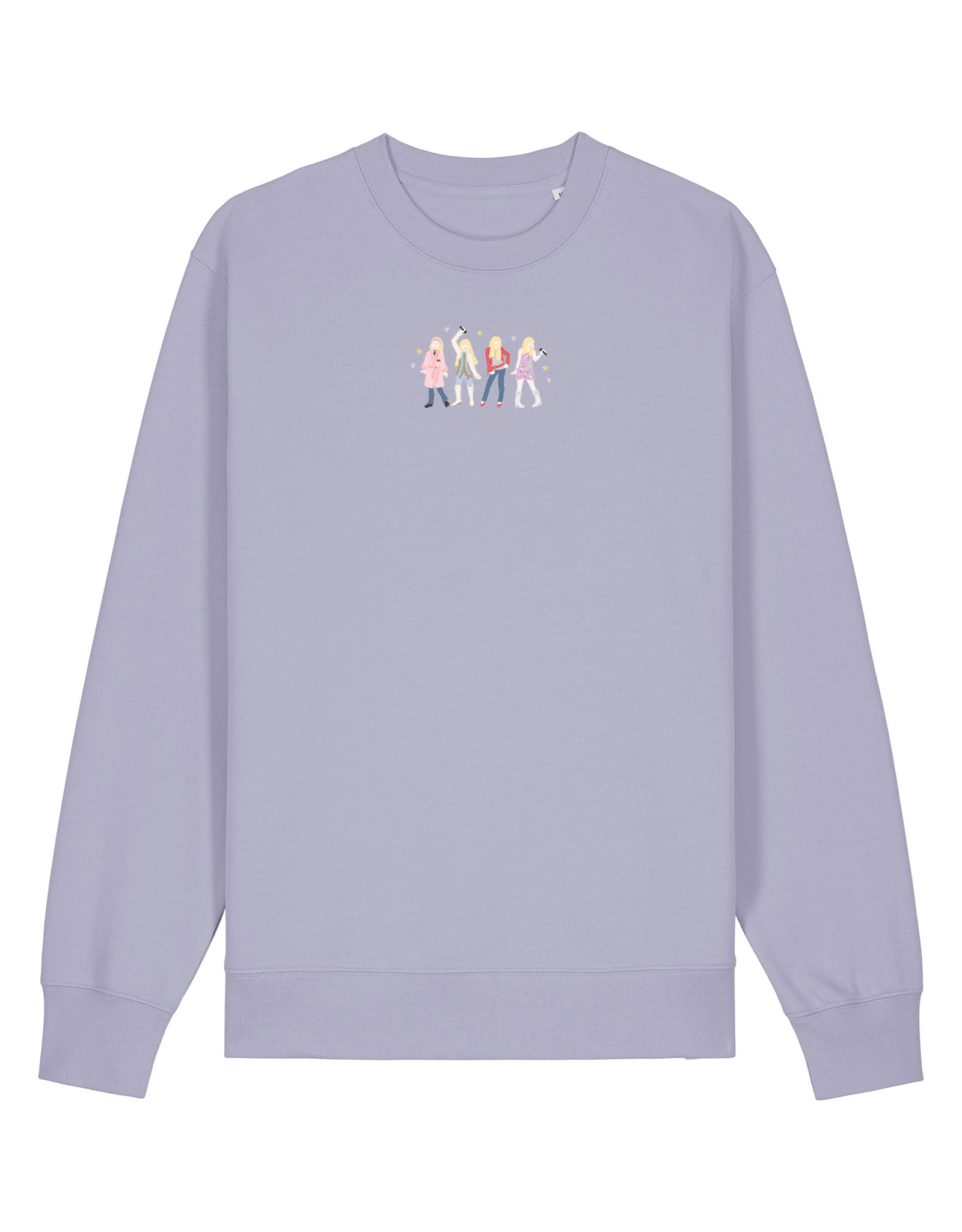 Hannah Eras Embroidered Organic Cotton Sweatshirt