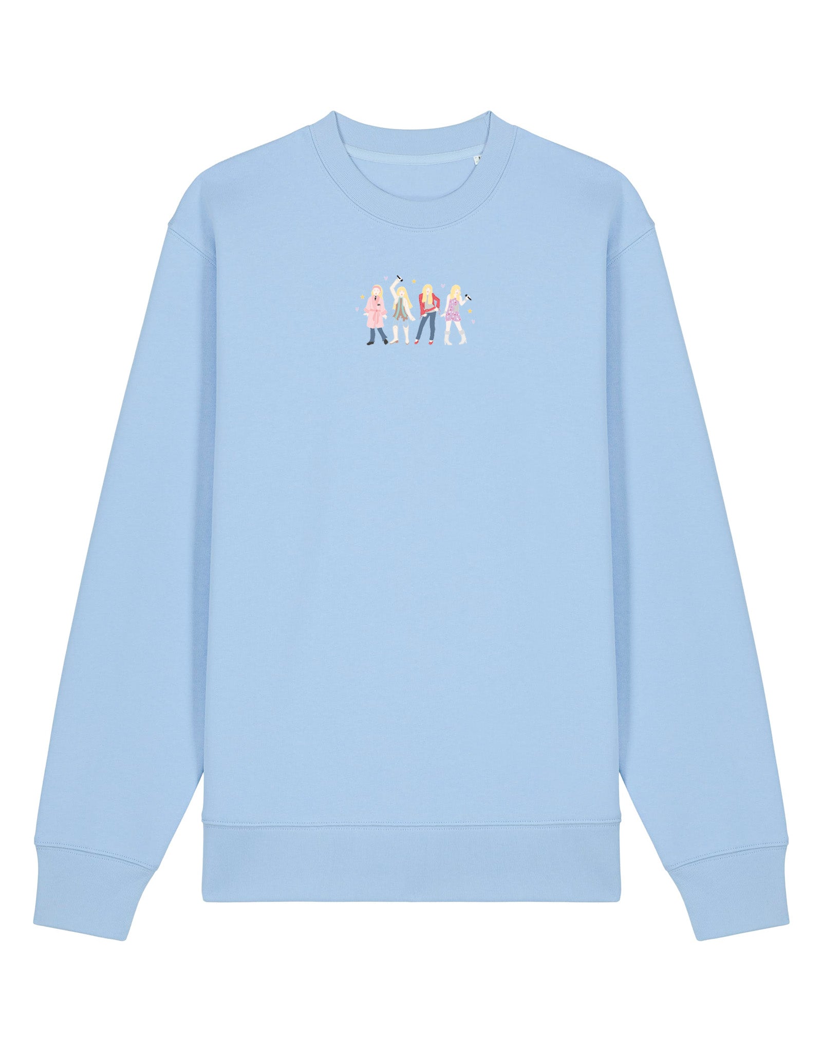 Hannah Eras Embroidered Organic Cotton Sweatshirt