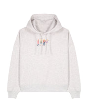 Hannah Eras Embroidered Boxy Organic Cotton Hoodie