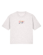 Hannah Eras Embroidered Boxy Organic Cotton Tee