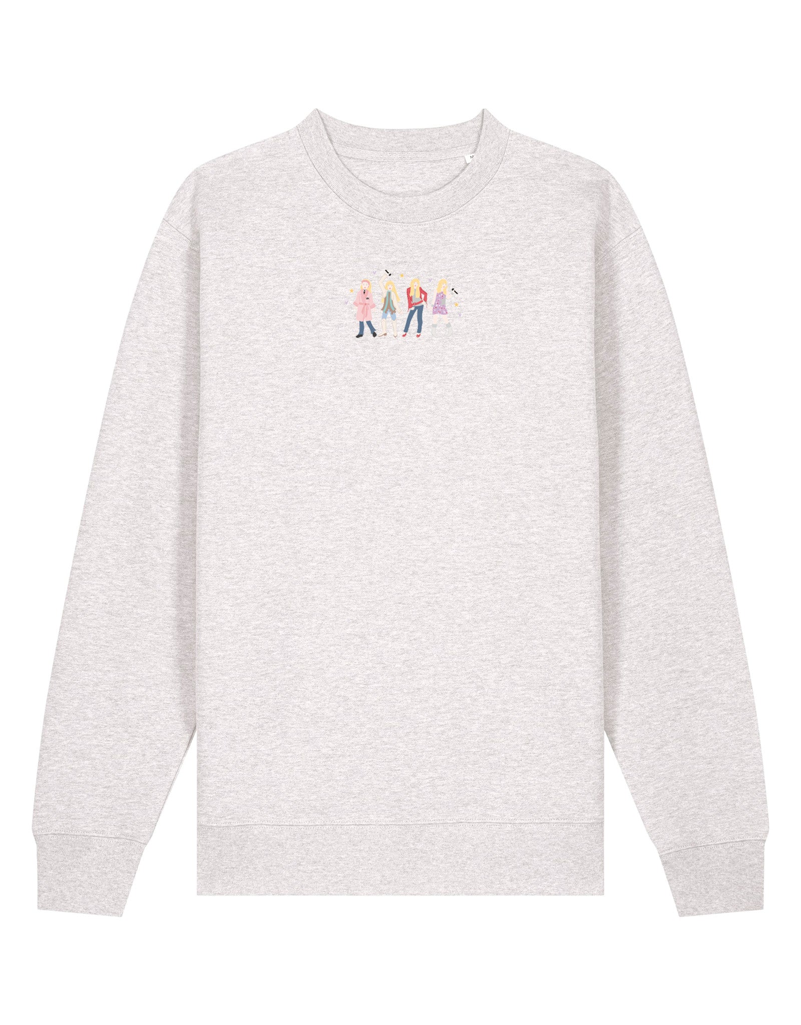 Hannah Eras Embroidered Organic Cotton Sweatshirt