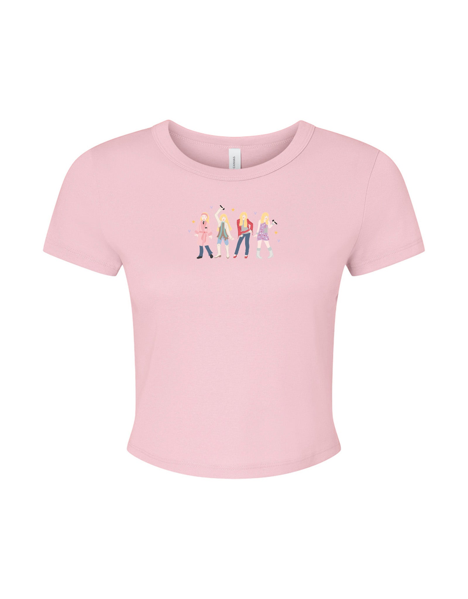 Hannah Eras Embroidered Micro Rib Baby Tee