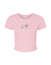 Hannah Eras Embroidered Micro Rib Baby Tee