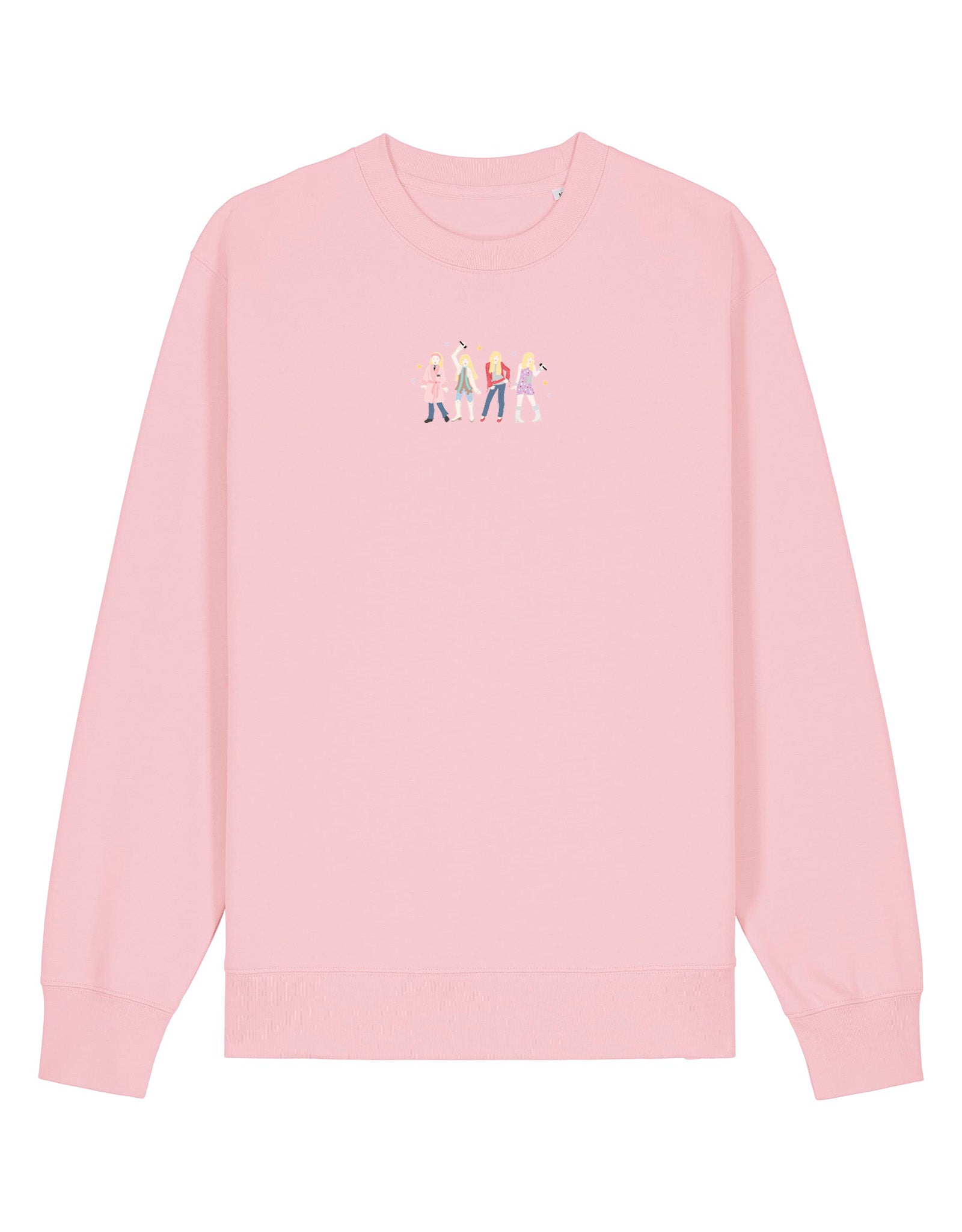 Hannah Eras Embroidered Organic Cotton Sweatshirt
