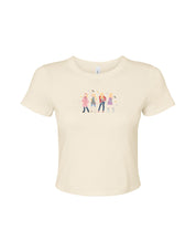 Hannah Eras Embroidered Micro Rib Baby Tee