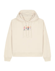 Hannah Eras Embroidered Boxy Organic Cotton Hoodie