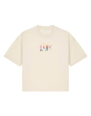 Hannah Eras Embroidered Boxy Organic Cotton Tee