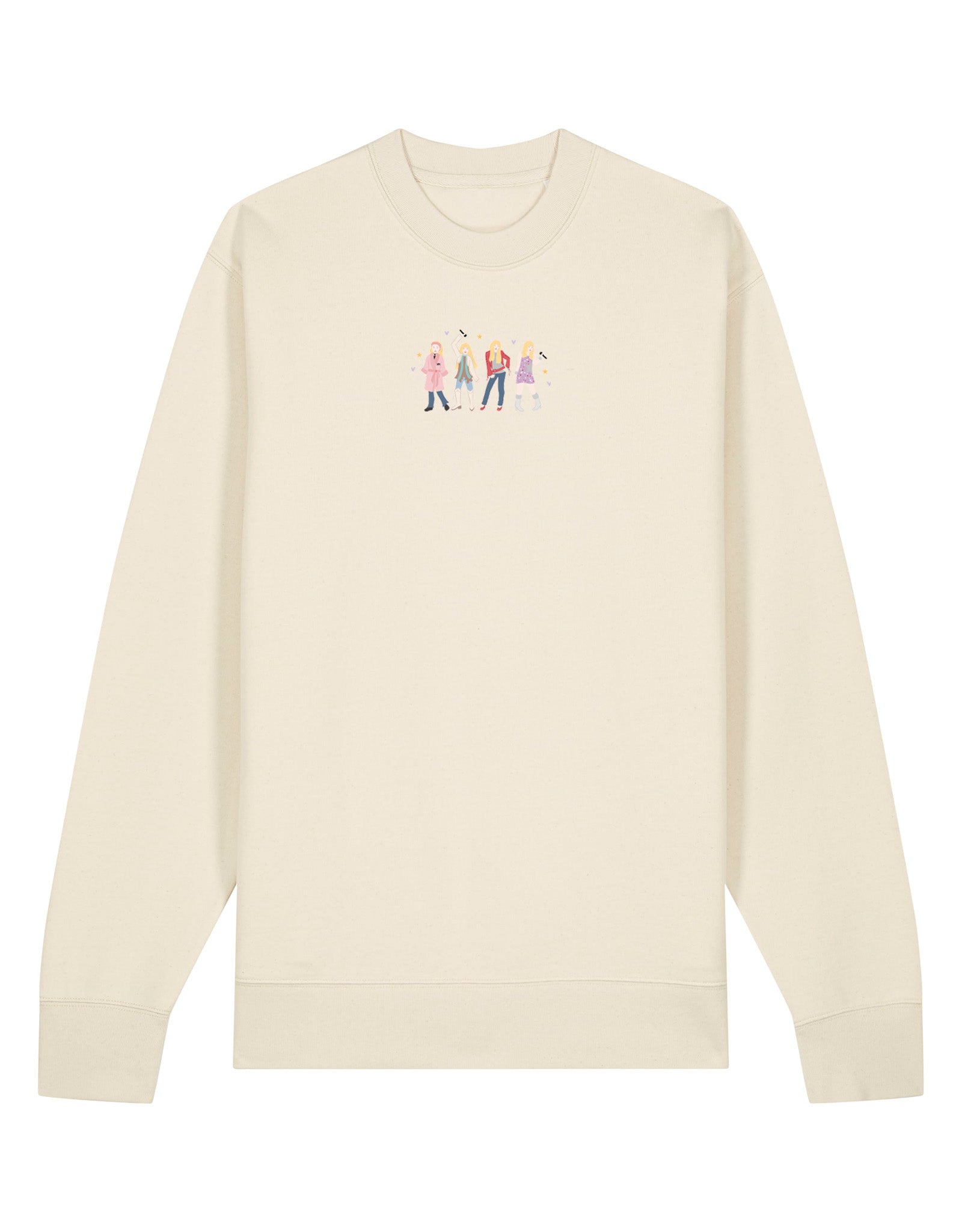 Hannah Eras Embroidered Organic Cotton Sweatshirt