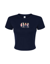 Hannah Eras Embroidered Micro Rib Baby Tee