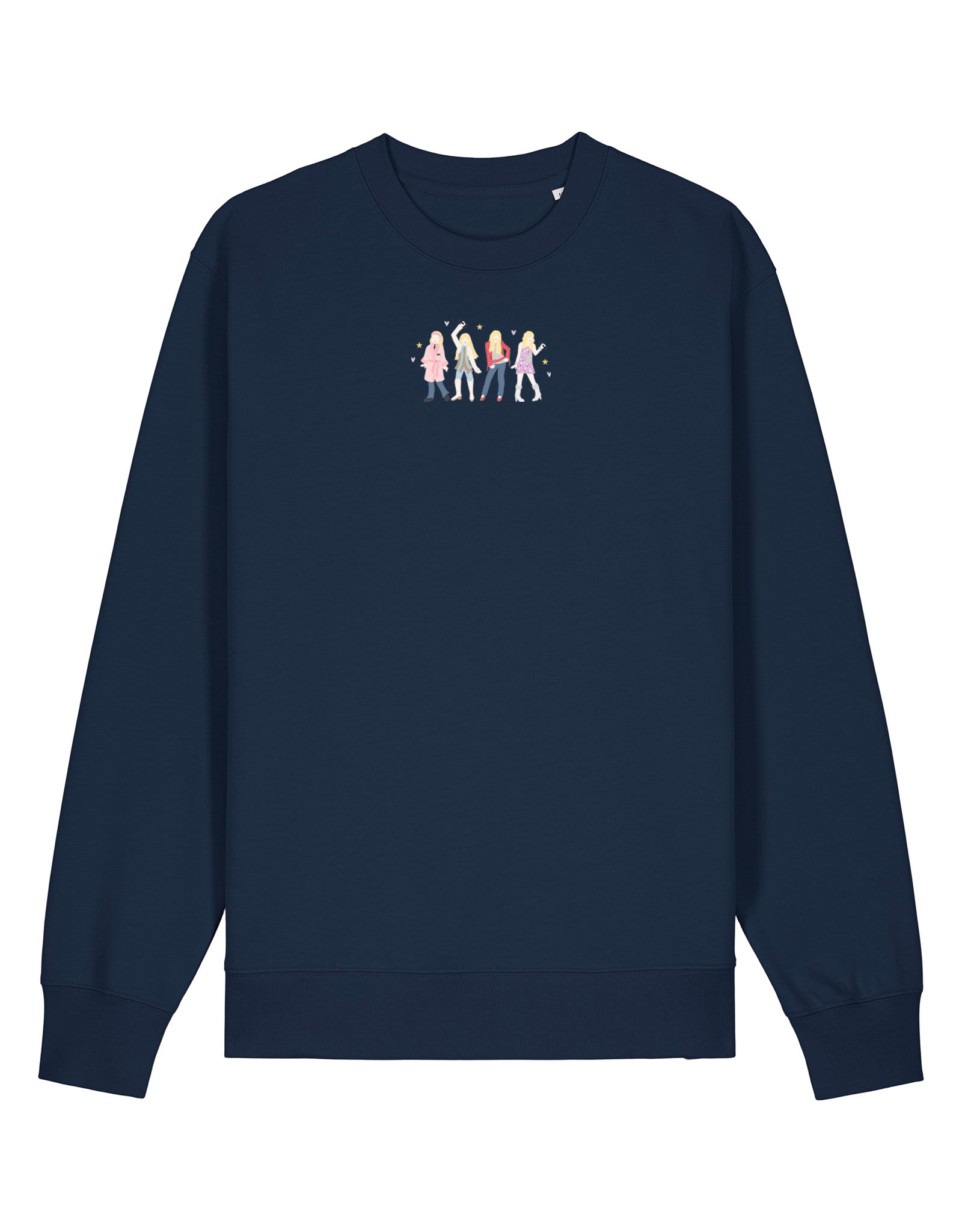 Hannah Eras Embroidered Organic Cotton Sweatshirt