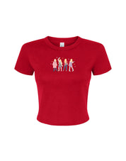 Hannah Eras Embroidered Micro Rib Baby Tee