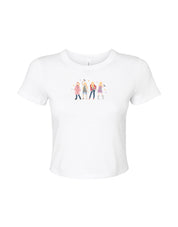 Hannah Eras Embroidered Micro Rib Baby Tee