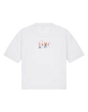 Hannah Eras Embroidered Boxy Organic Cotton Tee