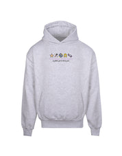 Hannah Icons Embroidered Heavyweight Cotton Hoodie