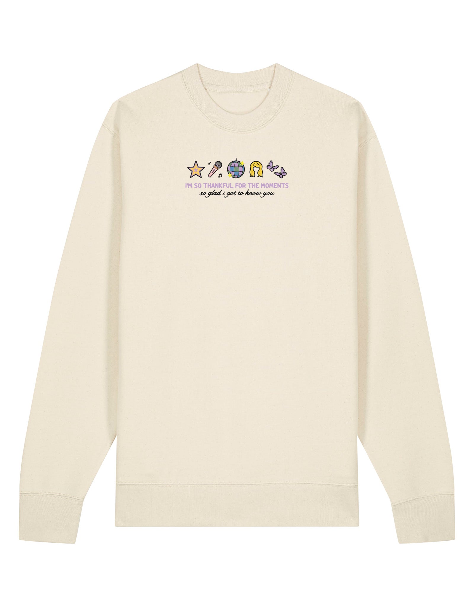 Hannah Icons Embroidered Organic Cotton Sweatshirt