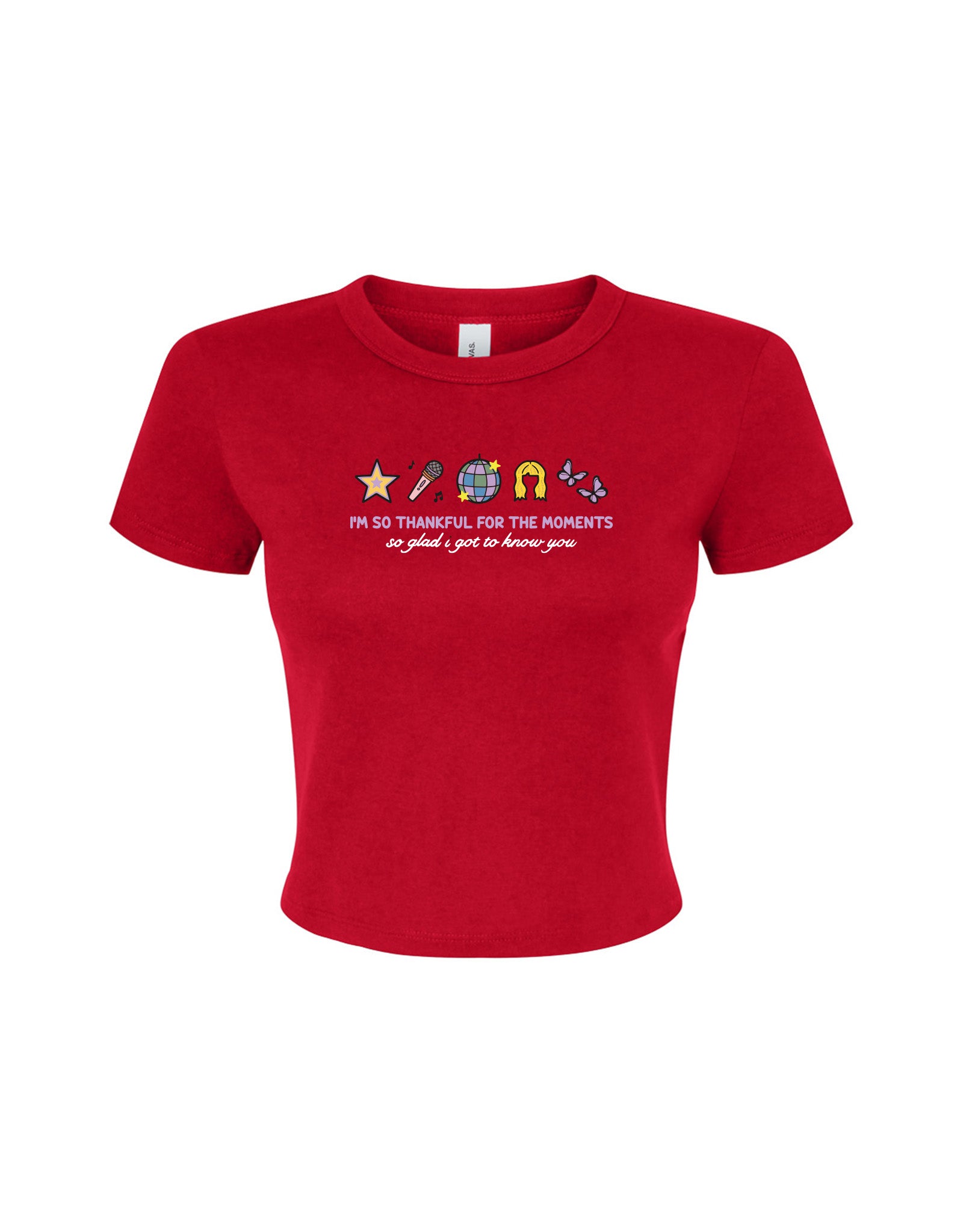 Hannah Icons Embroidered Micro Rib Baby Tee