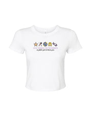 Hannah Icons Embroidered Micro Rib Baby Tee