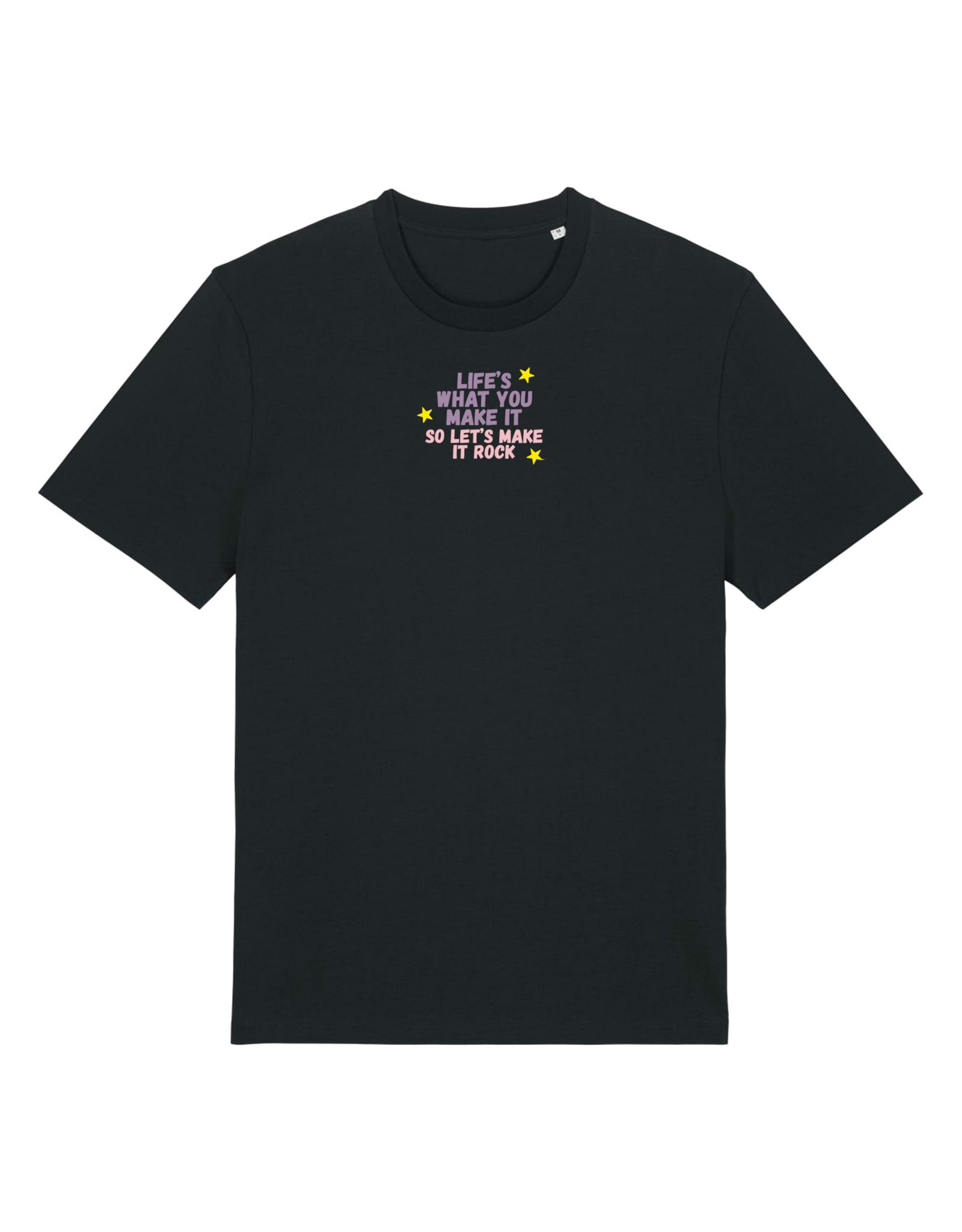 Hannah Lyrics Embroidered Organic Cotton T-Shirt