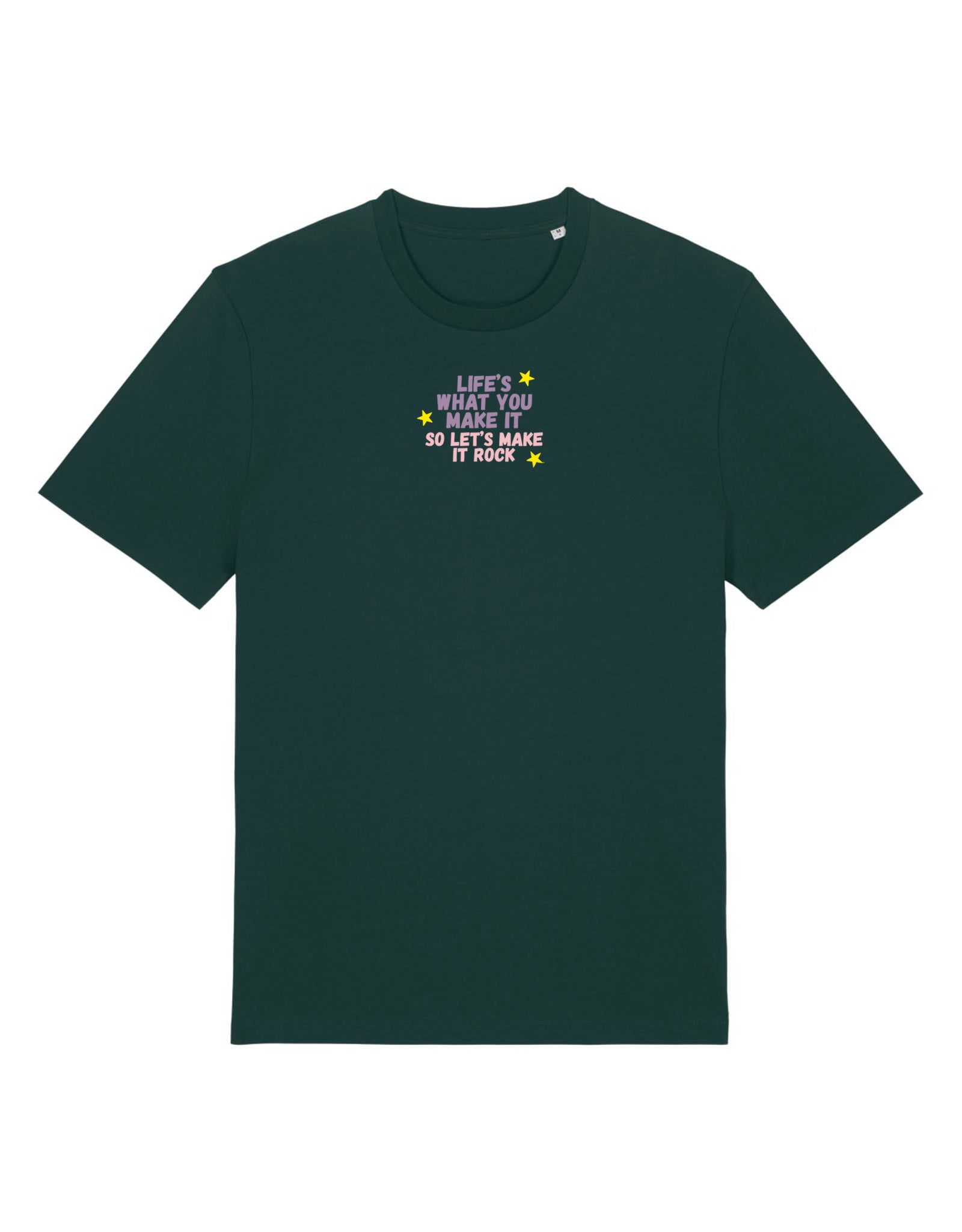 Hannah Lyrics Embroidered Organic Cotton T-Shirt