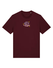 Hannah Lyrics Embroidered Organic Cotton T-Shirt