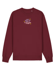 Hannah Lyrics Embroidered Organic Cotton Sweatshirt