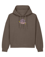 Hannah Lyrics Embroidered Boxy Organic Cotton Hoodie