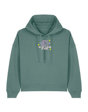 Hannah Lyrics Embroidered Boxy Organic Cotton Hoodie