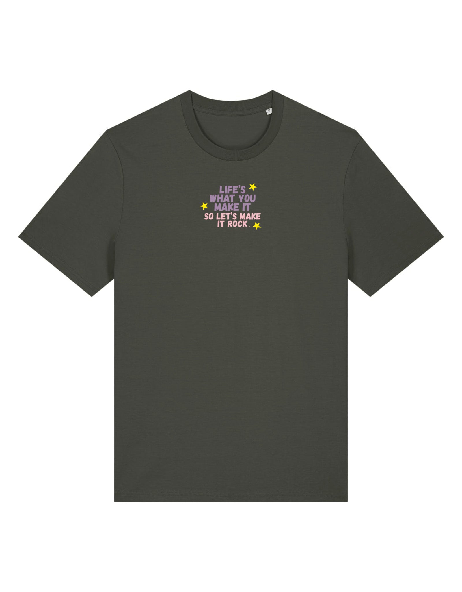 Hannah Lyrics Embroidered Organic Cotton T-Shirt