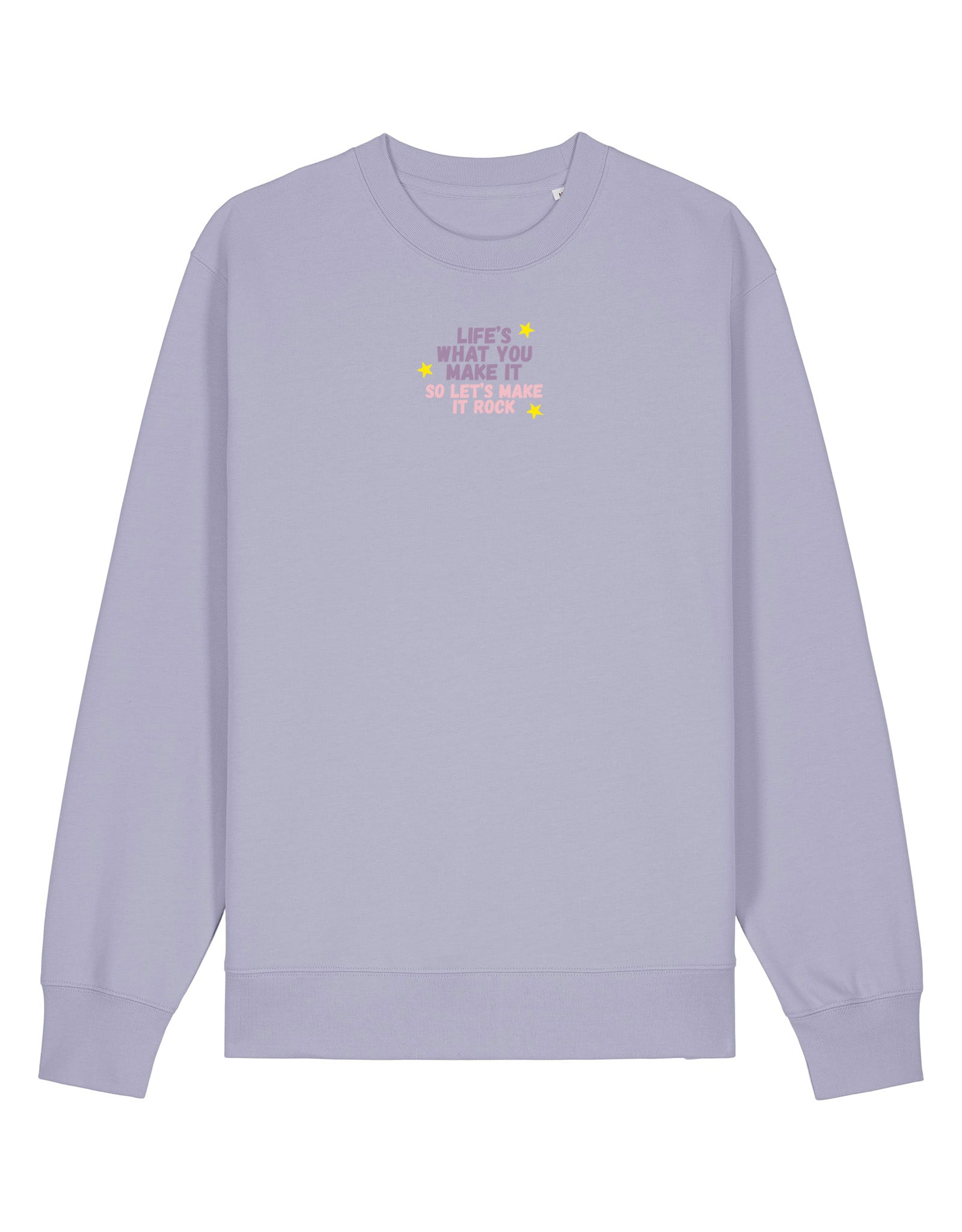 Hannah Lyrics Embroidered Organic Cotton Sweatshirt
