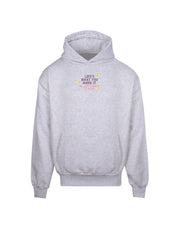 Hannah Lyrics Embroidered Heavyweight Cotton Hoodie