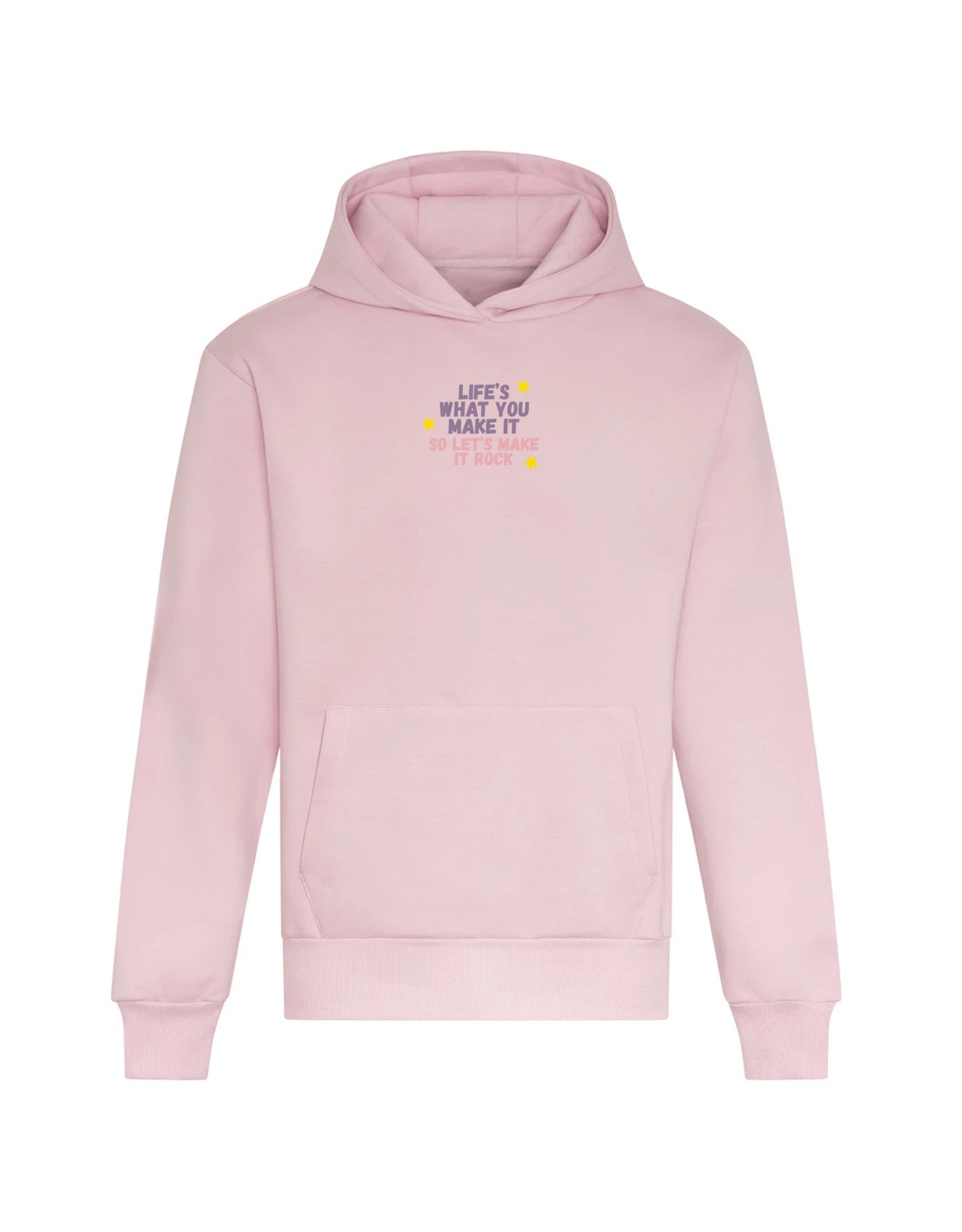 Hannah Lyrics Embroidered Heavyweight Cotton Hoodie