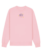 Hannah Lyrics Embroidered Organic Cotton Sweatshirt