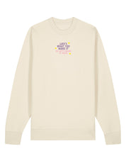 Hannah Lyrics Embroidered Organic Cotton Sweatshirt