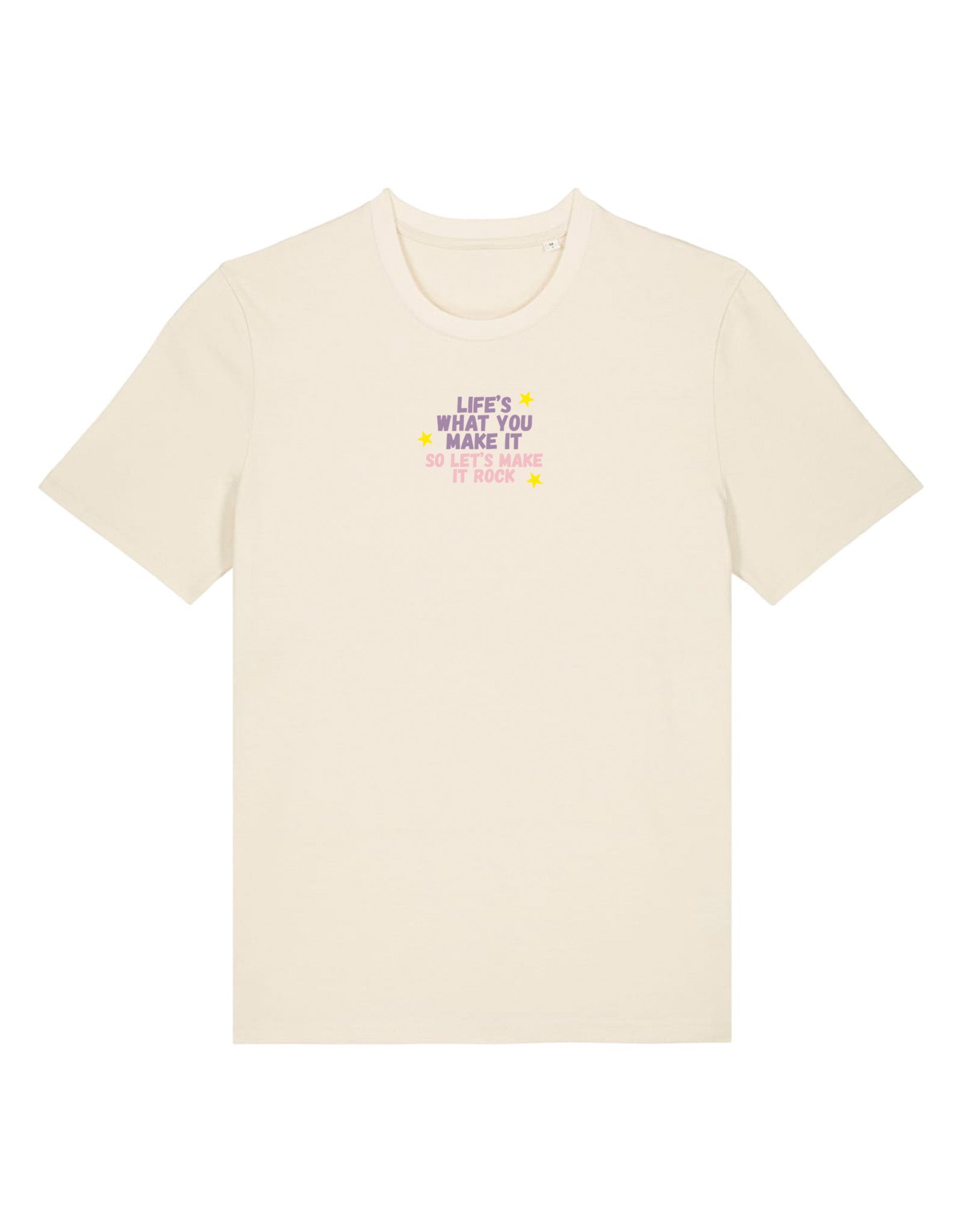 Hannah Lyrics Embroidered Organic Cotton T-Shirt