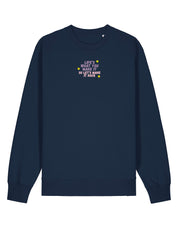 Hannah Lyrics Embroidered Organic Cotton Sweatshirt