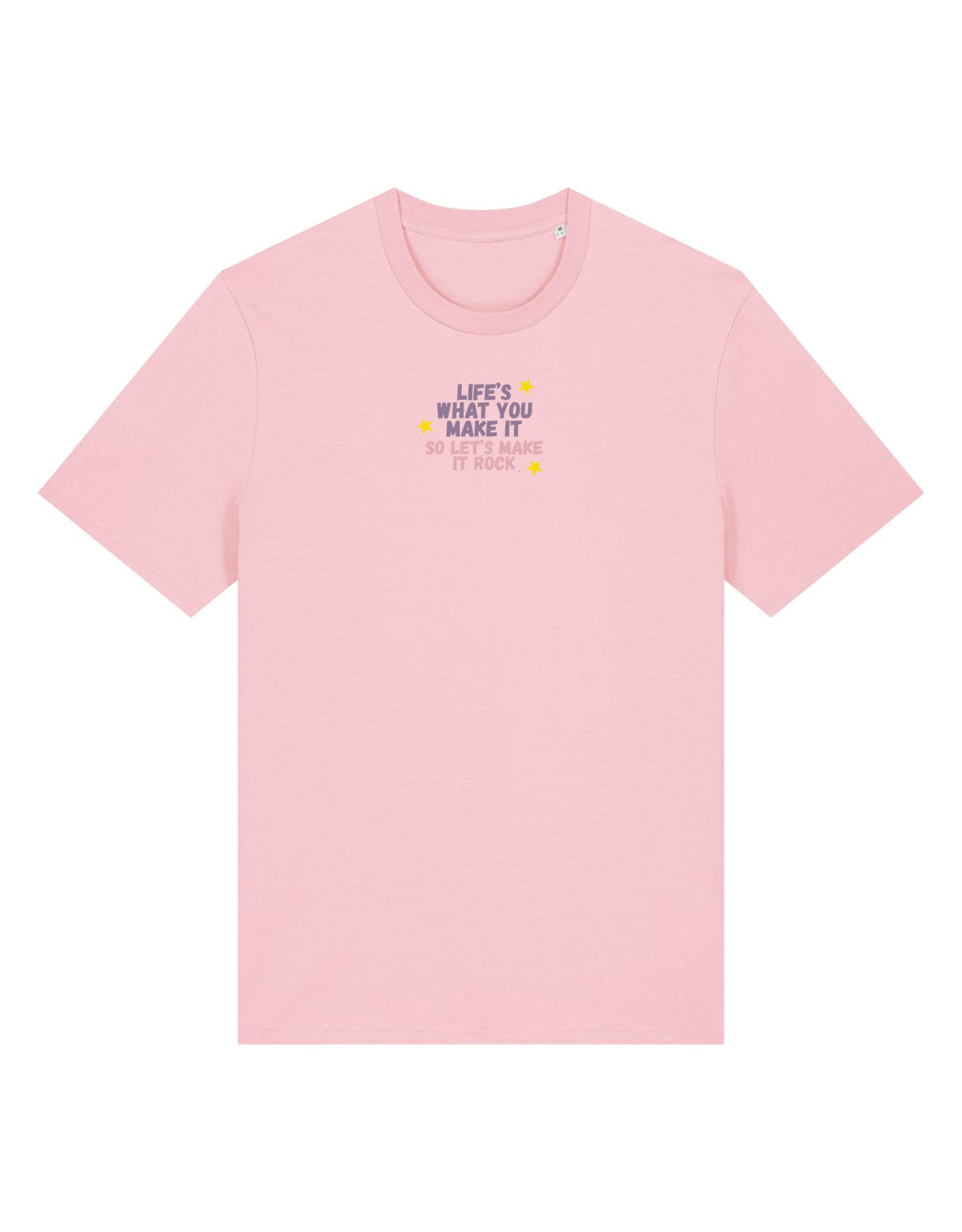 Hannah Lyrics Embroidered Organic Cotton T-Shirt