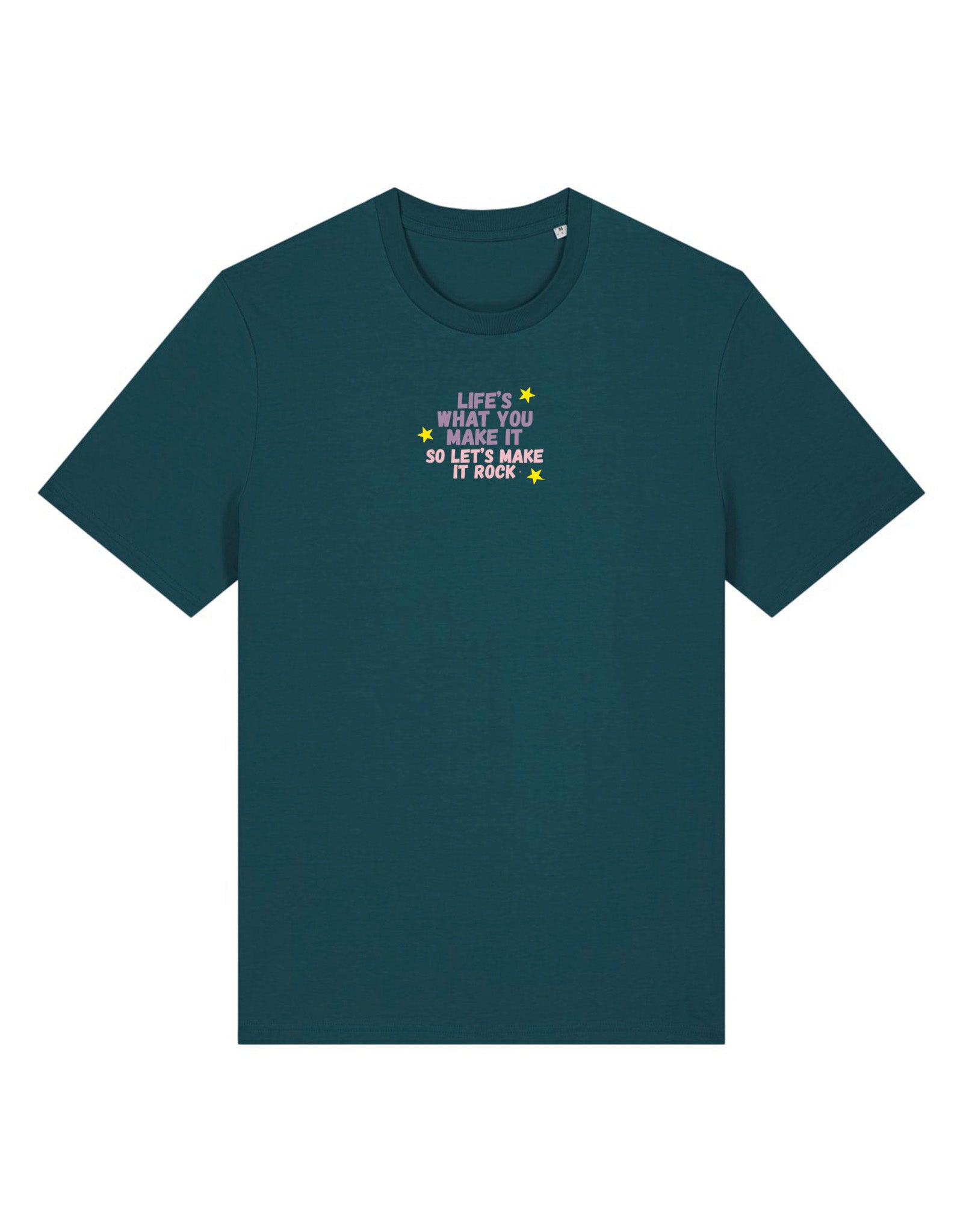 Hannah Lyrics Embroidered Organic Cotton T-Shirt
