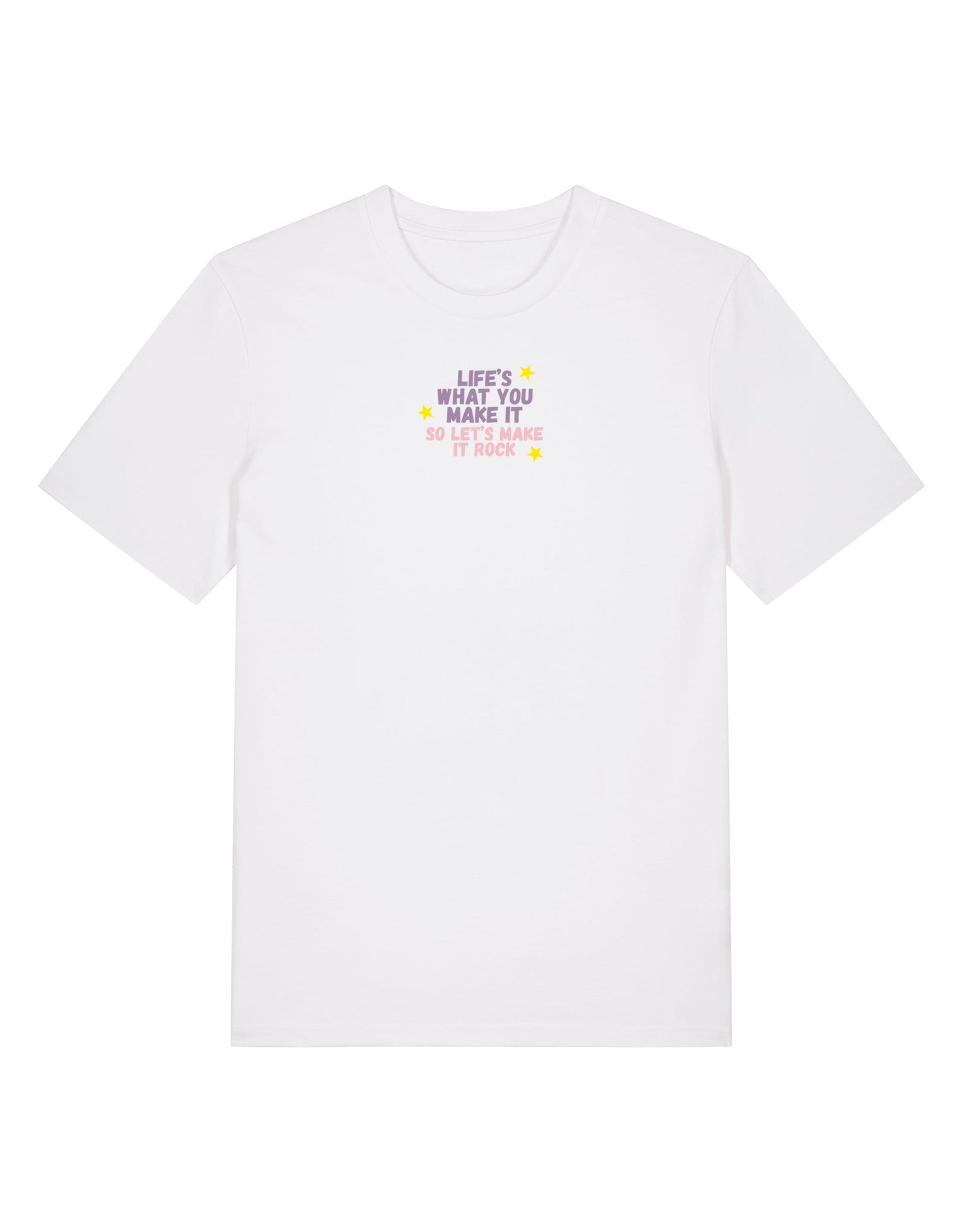 Hannah Lyrics Embroidered Organic Cotton T-Shirt