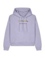 Hannah Icons Embroidered Boxy Organic Cotton Hoodie