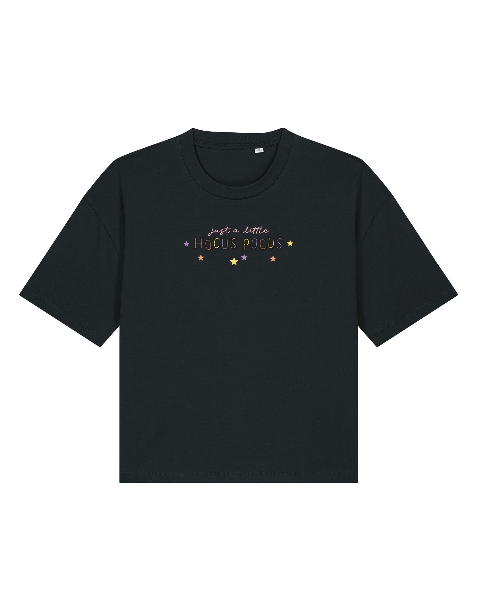 Hocus Pocus Embroidered Boxy Organic Cotton Tee