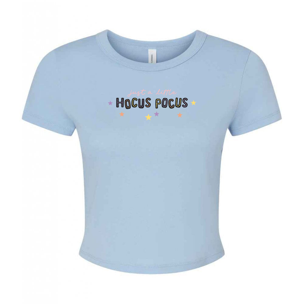 Hocus Pocus Embroidered Micro Rib Baby Tee