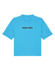 Hocus Pocus Embroidered Boxy Organic Cotton Tee