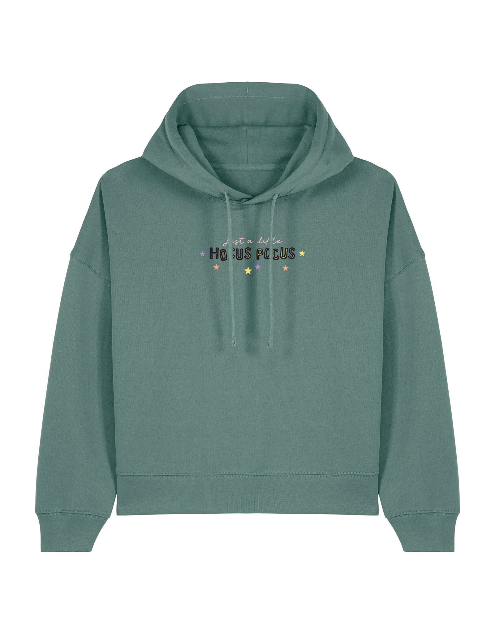 Hocus Pocus Embroidered Boxy Organic Cotton Hoodie